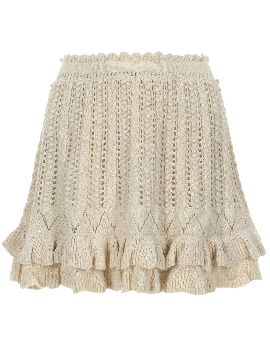 Marant ÉToile Minigonna In Crochet Nelle