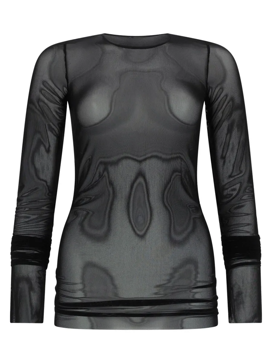 Rick Owens Lilies T Shirt Basic Ls T