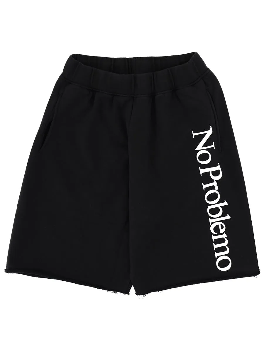 No Problemo Shorts Con Logo