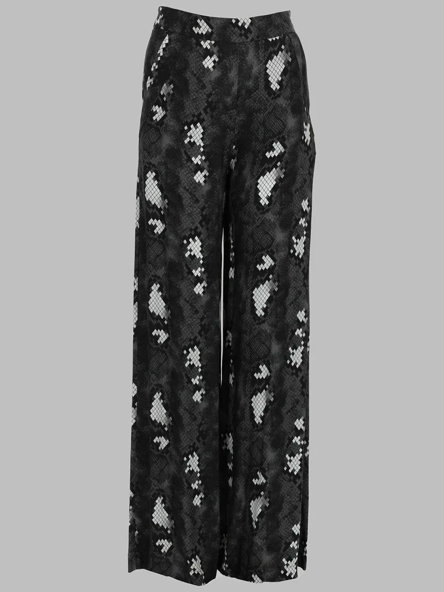 Se Ta Pantalone In Viscosa Con Stampa