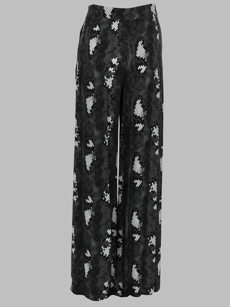 Se Ta Pantalone In Viscosa Con Stampa