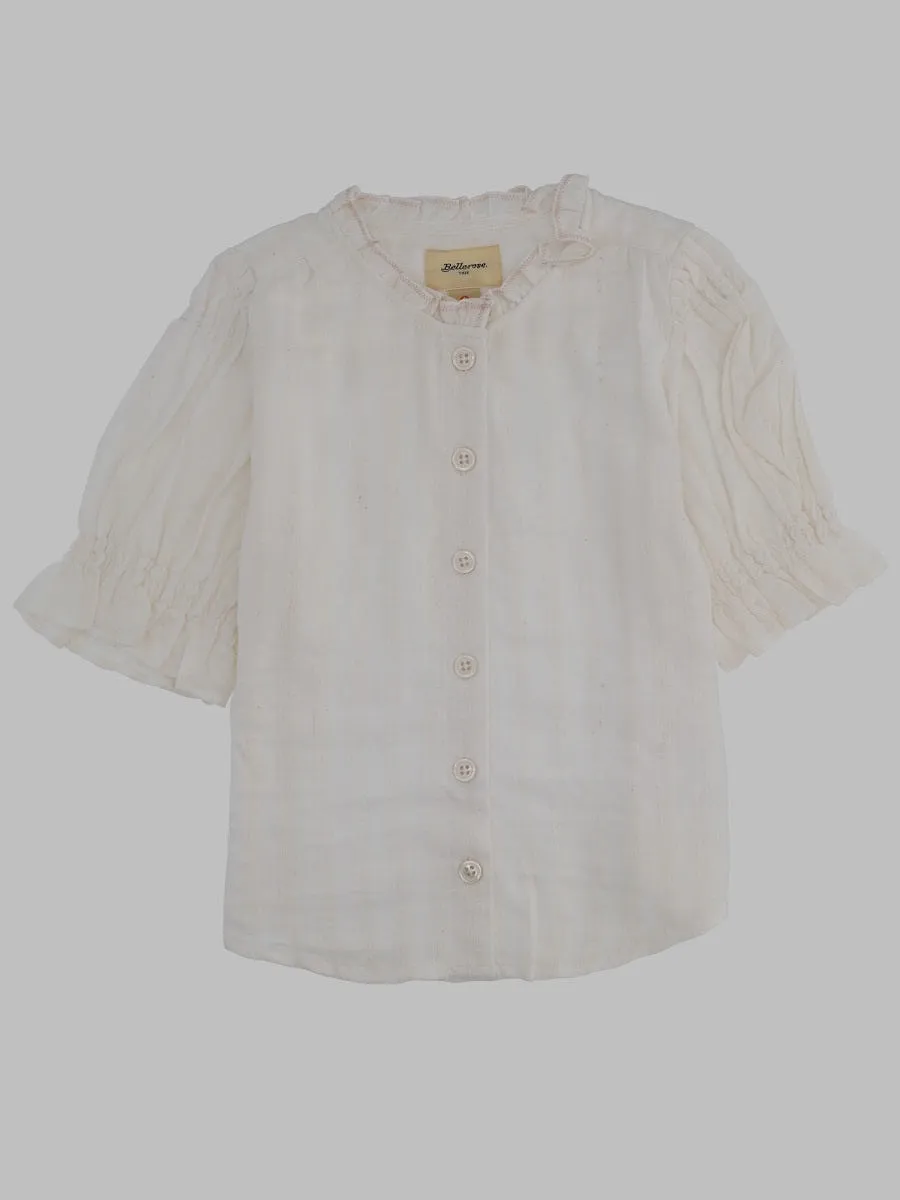 Bellerose Striped V Neck Shirt
