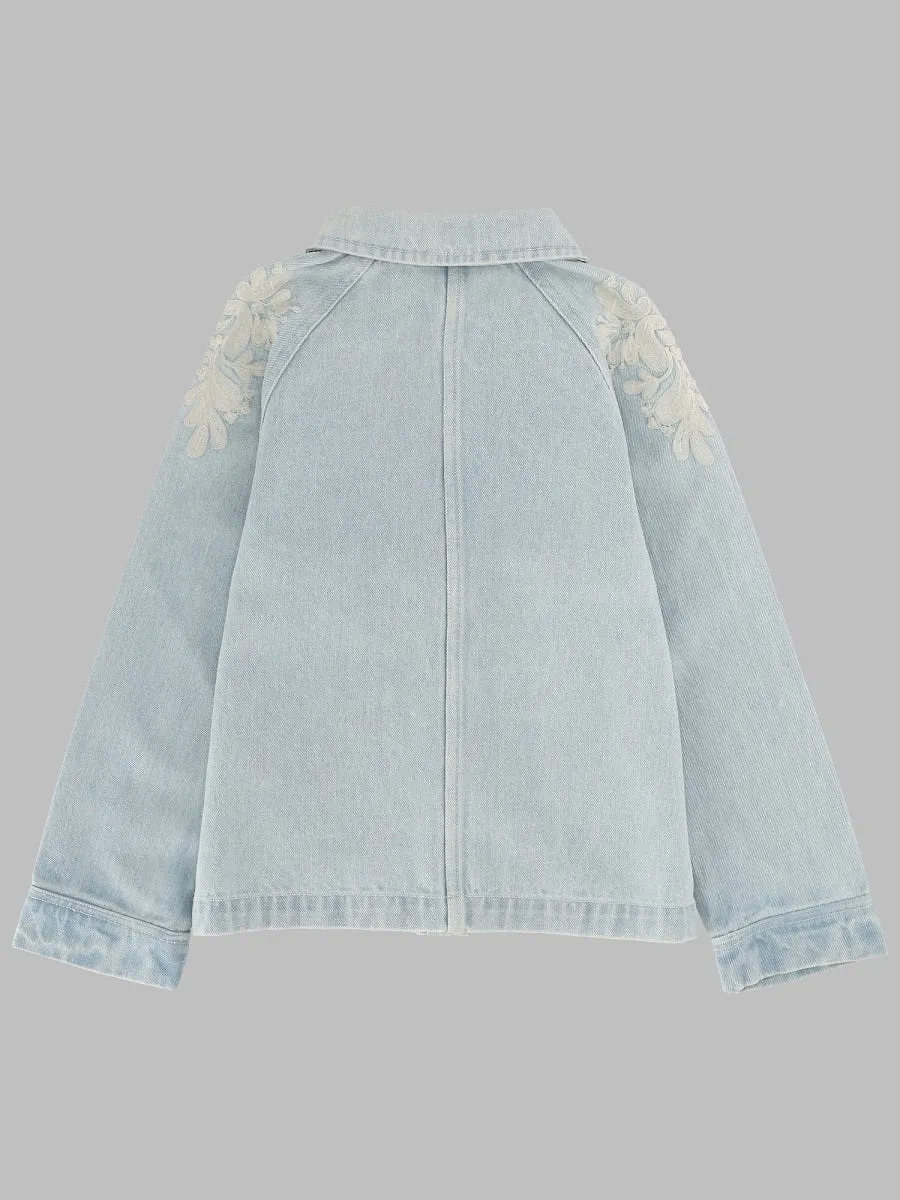 Louise Misha Giacchetto In Denim Rafaela
