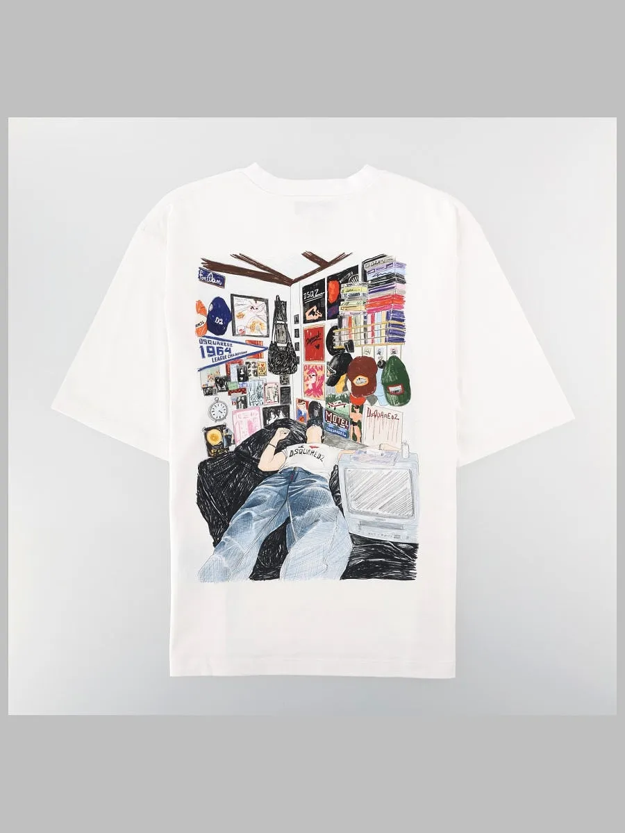 Dsquared T Shirt Con Stampa