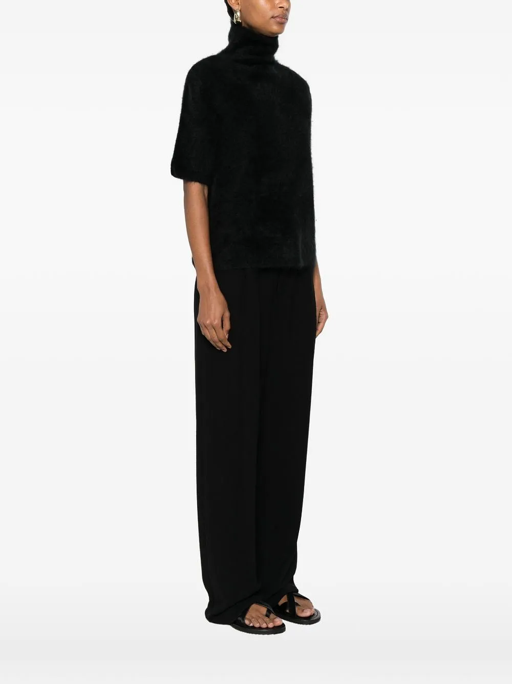 Soft Goat Cashmere Turtle Neck Sweater