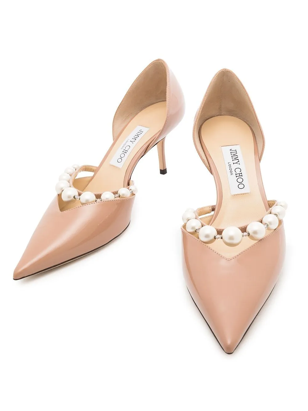 Jimmy Choo Aurelie Glittered Pumps