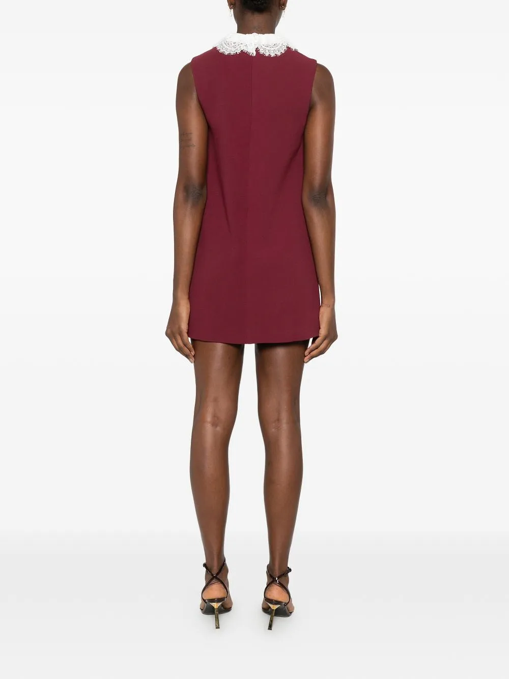 Self Portrait Lace Collar Mini Dress