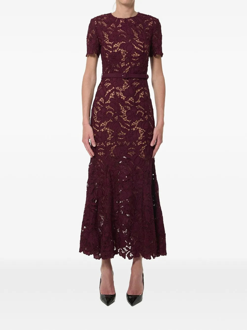 Self Portrait Lace Long Dress