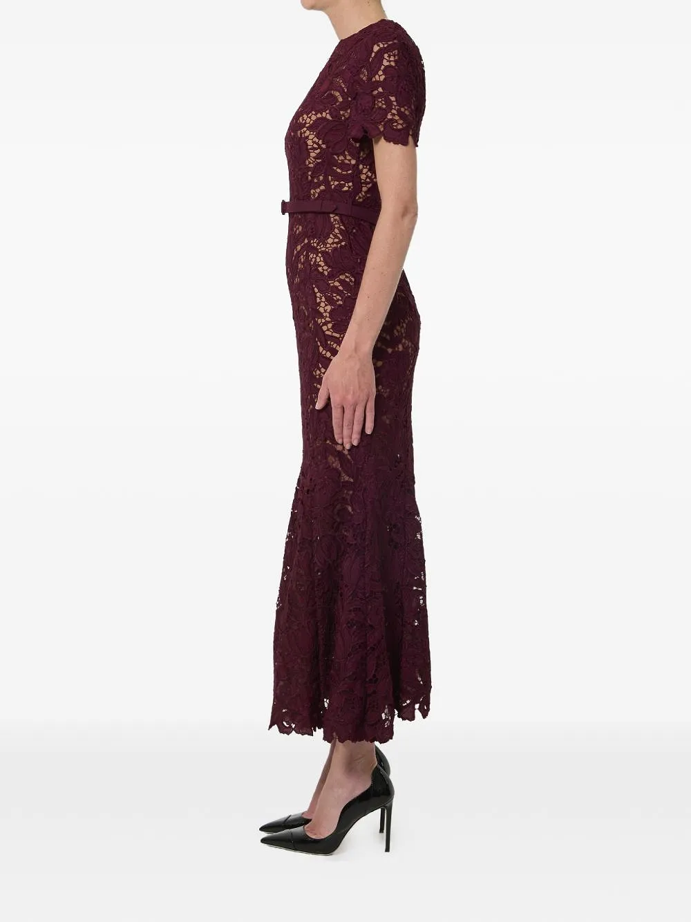 Self Portrait Lace Long Dress
