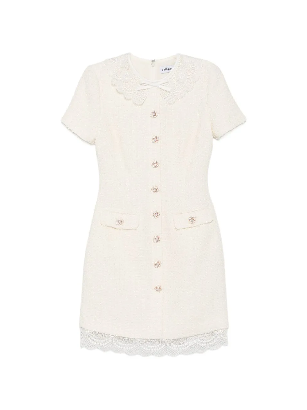 Self Portrait Bouclé Mini Dress