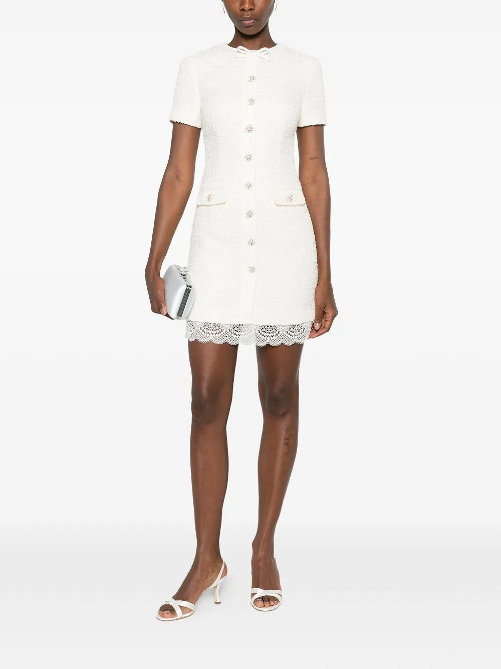 Self Portrait Bouclé Mini Dress