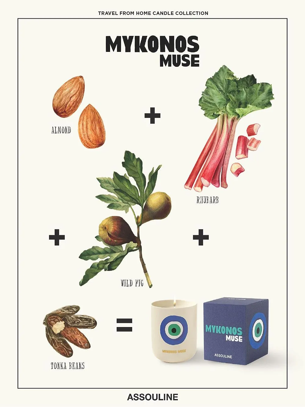 Assouline Mykonos Muse Candle
