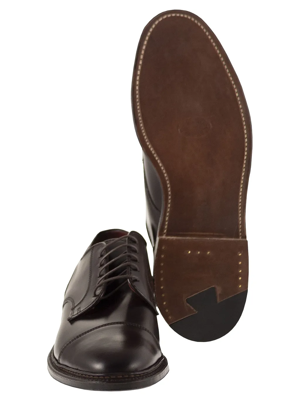 Alden Cap Toe Leather Derby Shoes