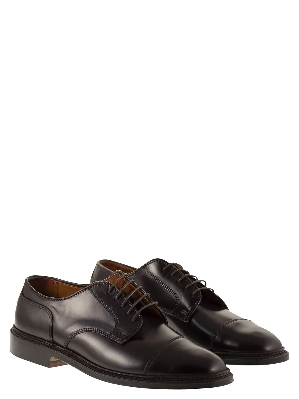 Alden Cap Toe Leather Derby Shoes