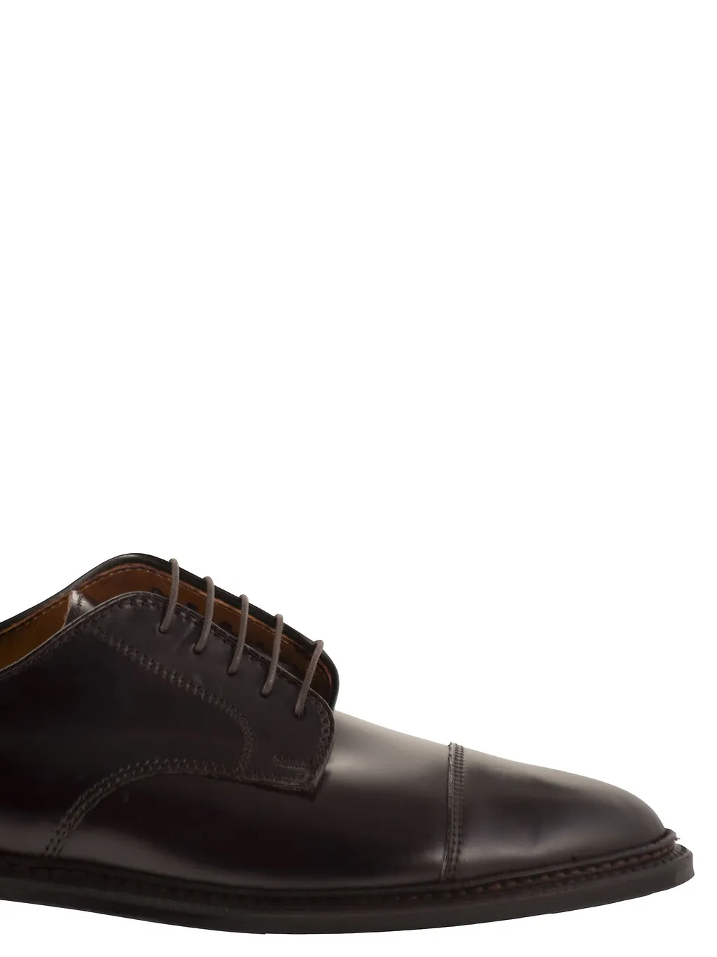 Alden Cap Toe Leather Derby Shoes