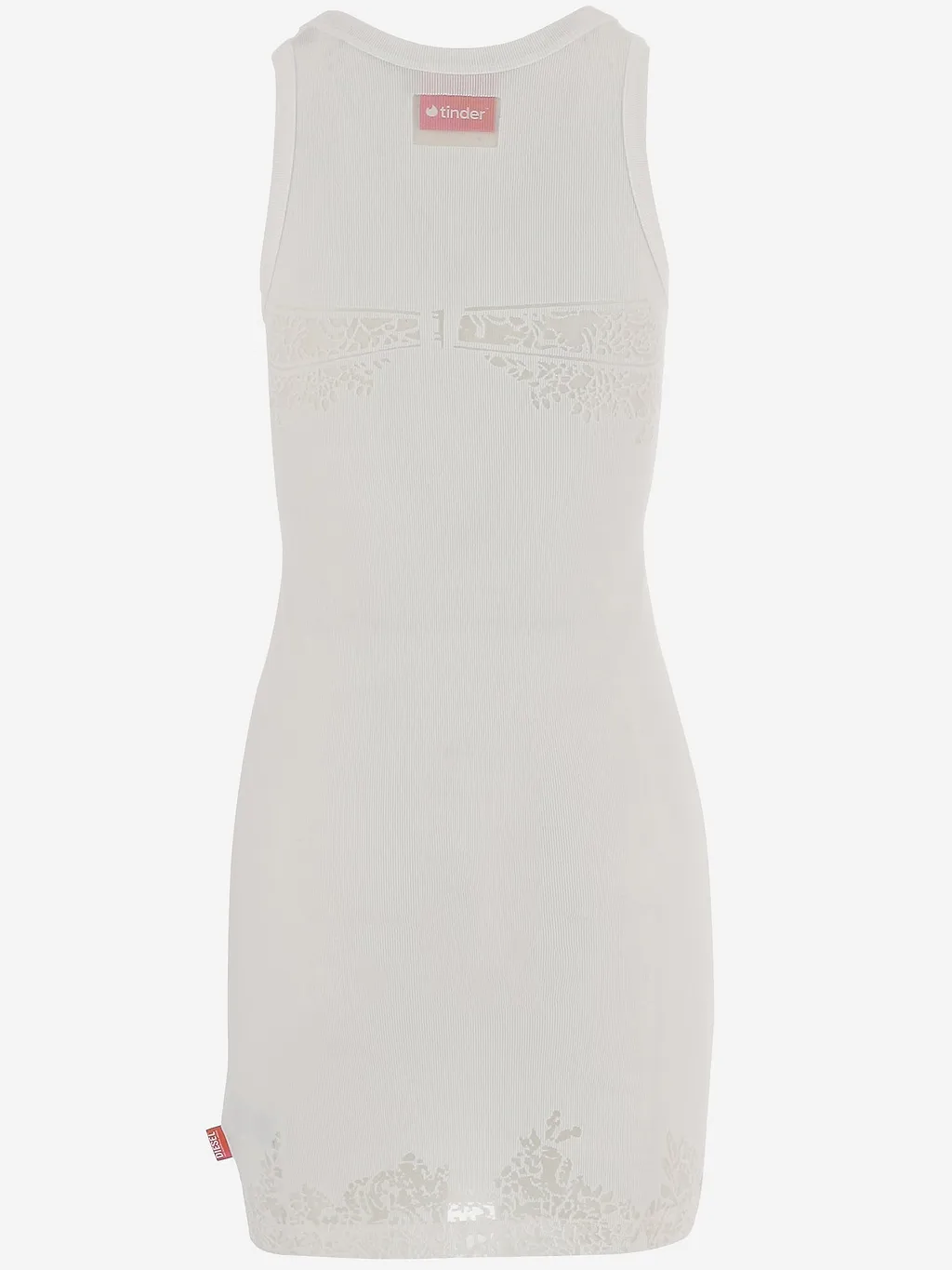 Diesel X Tinder Dress With Sheer Detailing