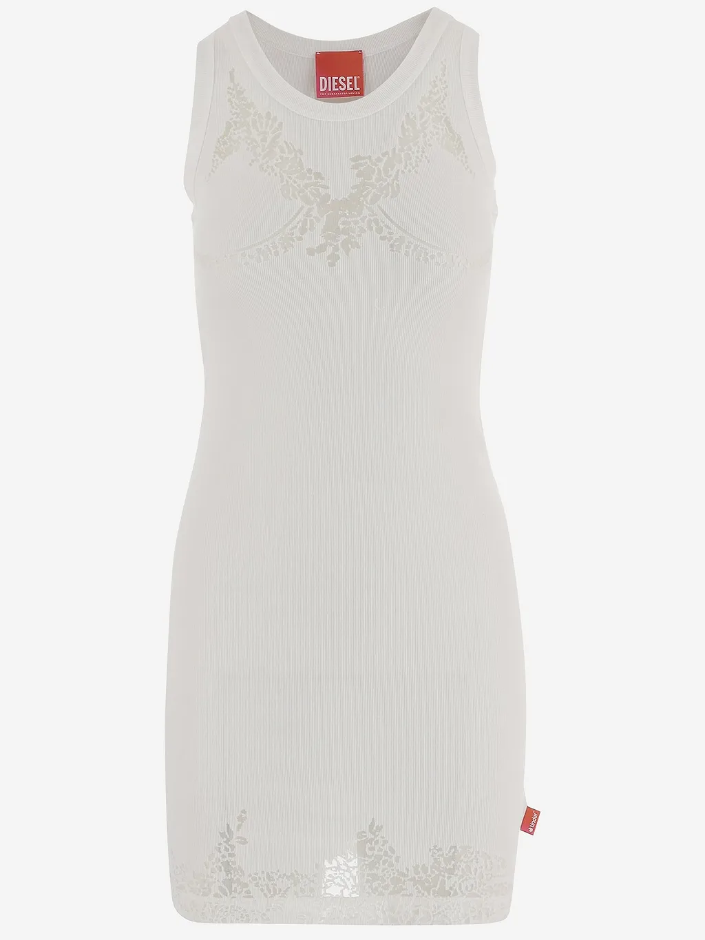 Diesel X Tinder Dress With Sheer Detailing