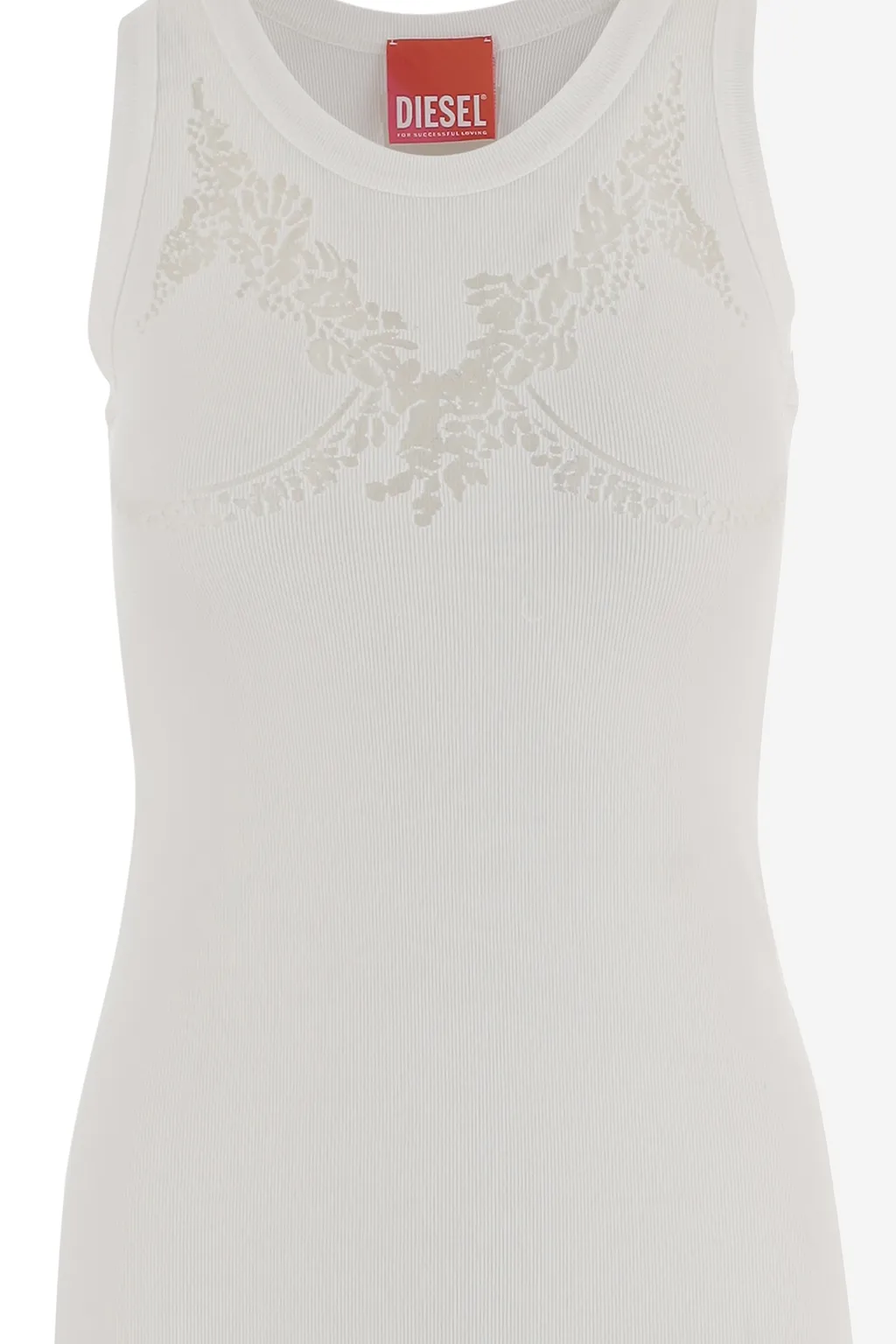 Diesel X Tinder Dress With Sheer Detailing