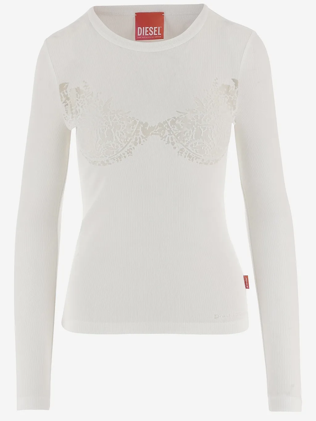 Diesel X Tinder Sheer Patterned Sweater