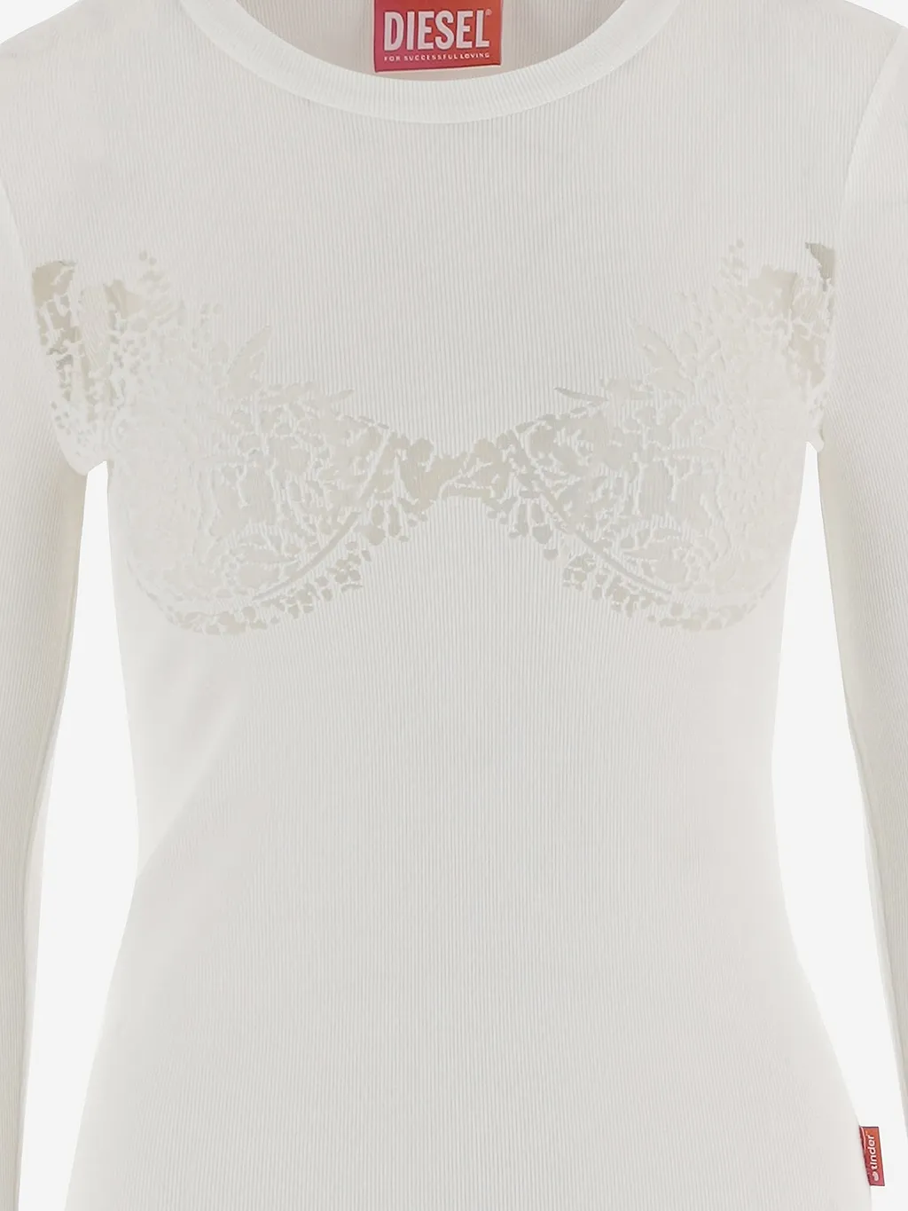 Diesel X Tinder Sheer Patterned Sweater