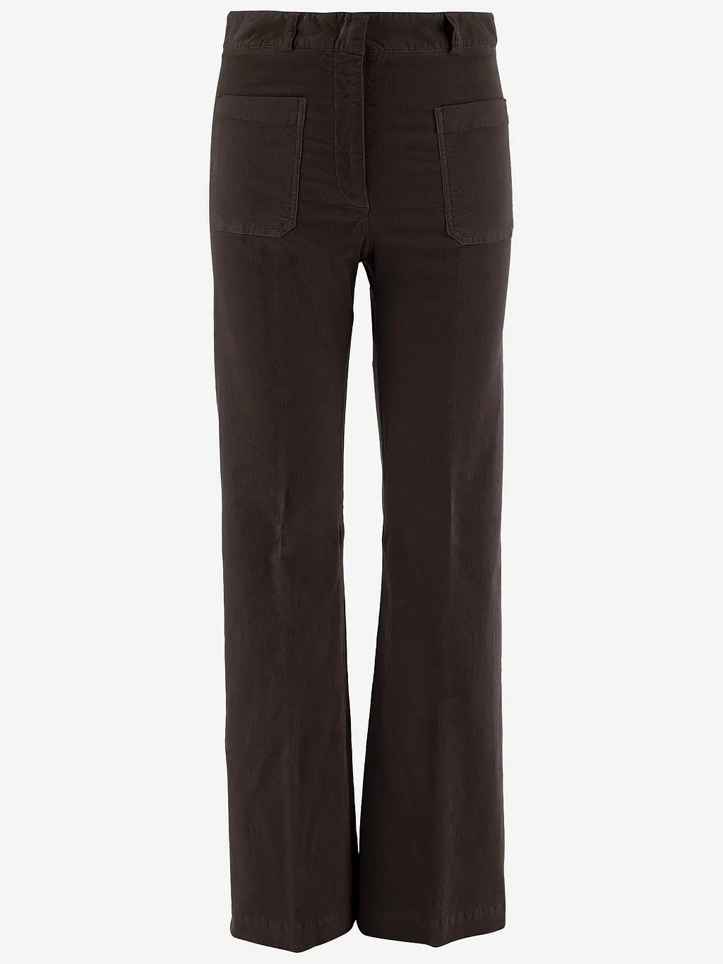 Ql2 Donna Stretch Cotton Velvet Pants
