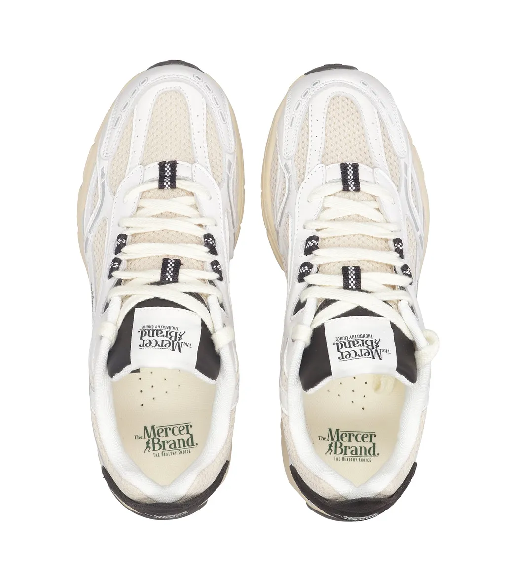 The Mercer Sneakers White+Beige