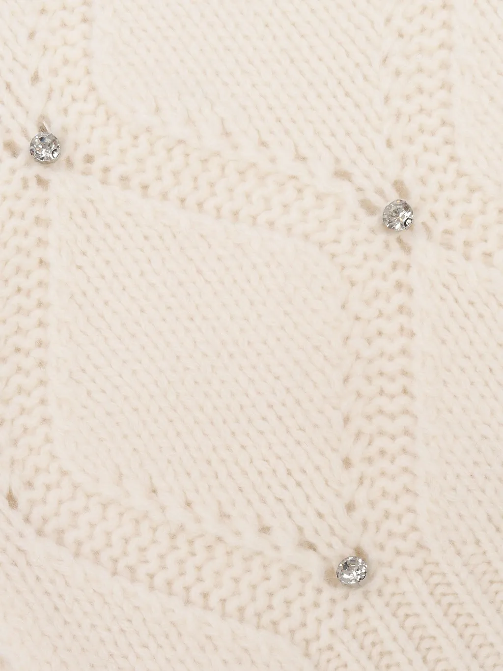 Kangra Cashmere Sciarpa Losanghe + Ricamo Caboucon