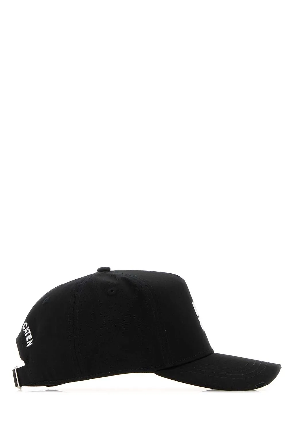 Dsquared Black Cotton Baseball Cap