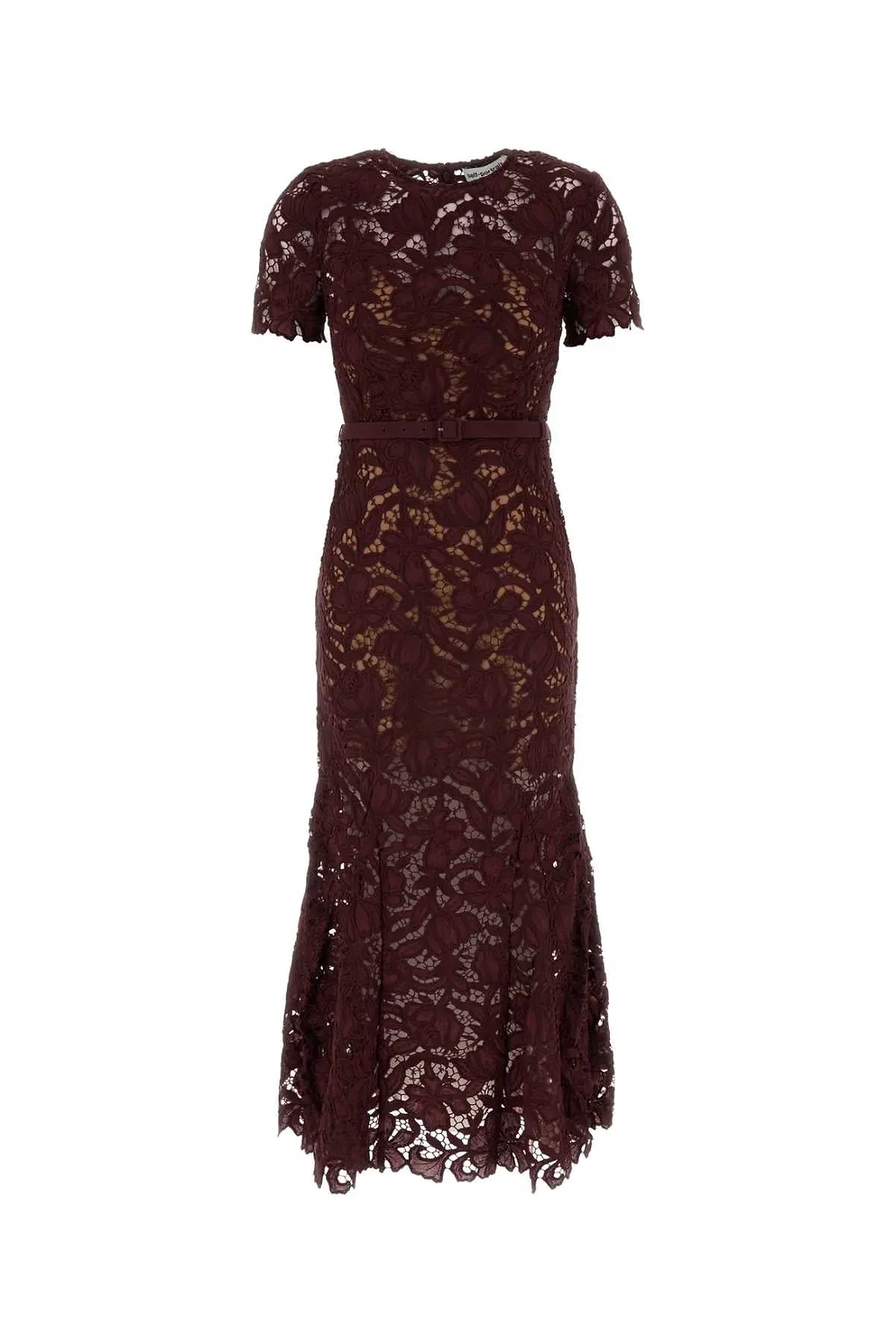 Self Portrait Burgundy Lace Dress