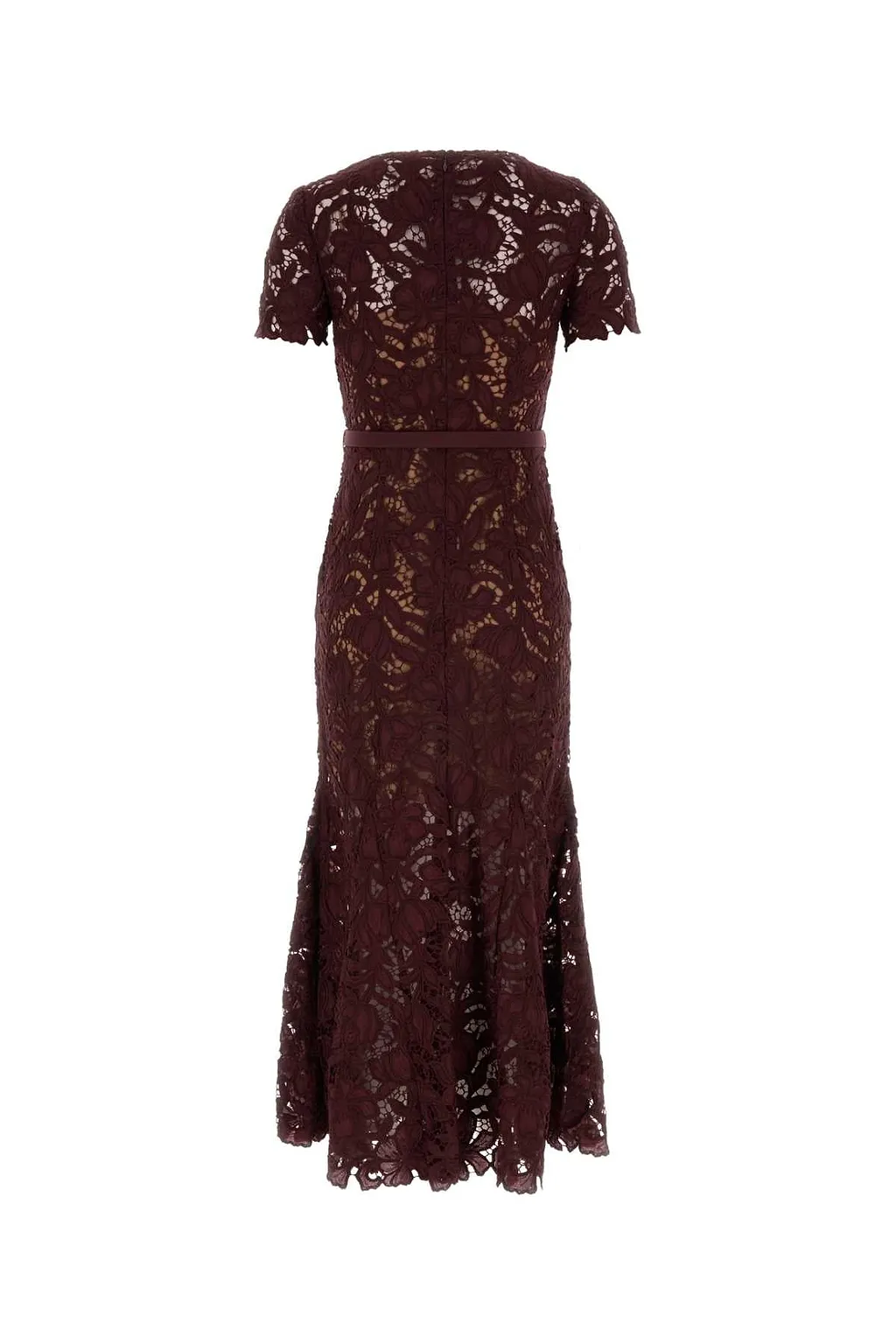 Self Portrait Burgundy Lace Dress