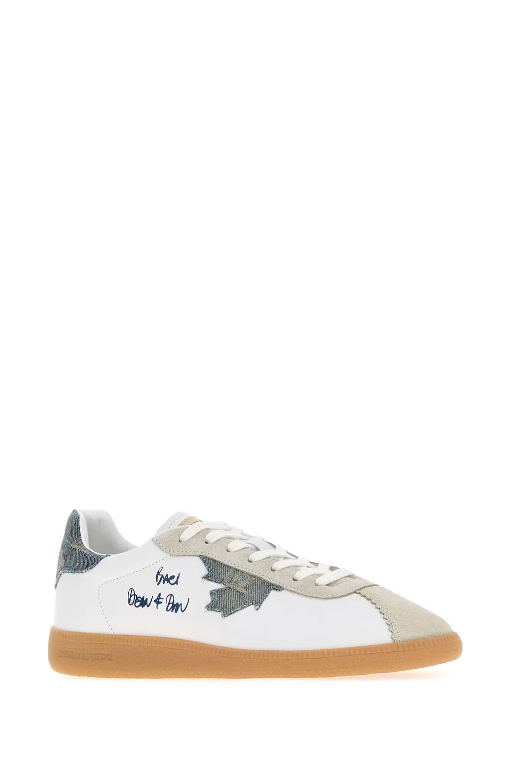 Dsquared White Leather Sneakers