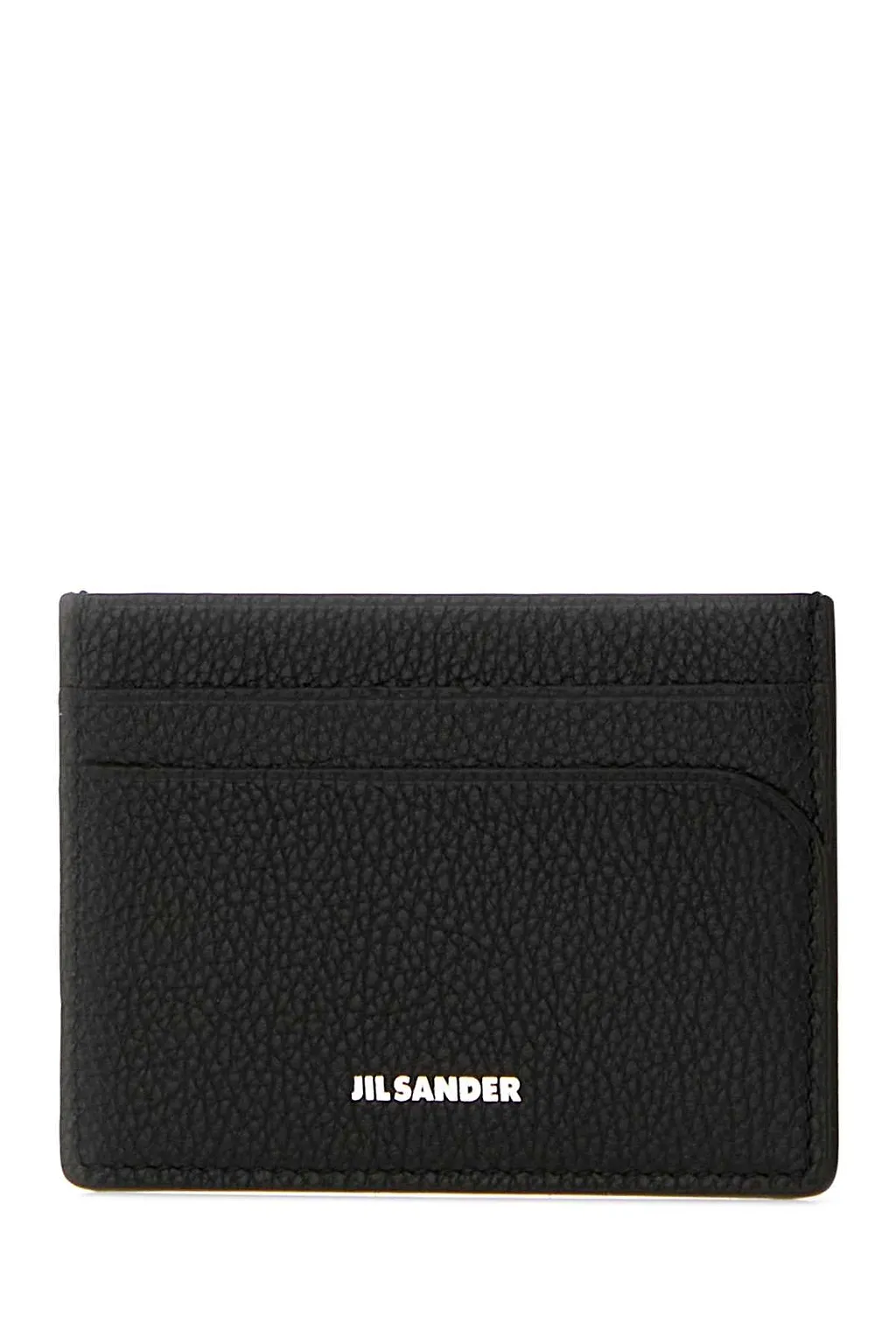 Jil Sander Black Leather Card Holder