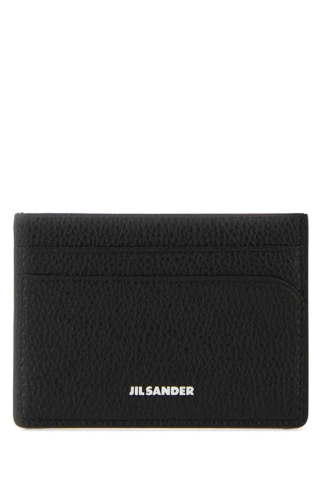 Jil Sander Black Leather Card Holder
