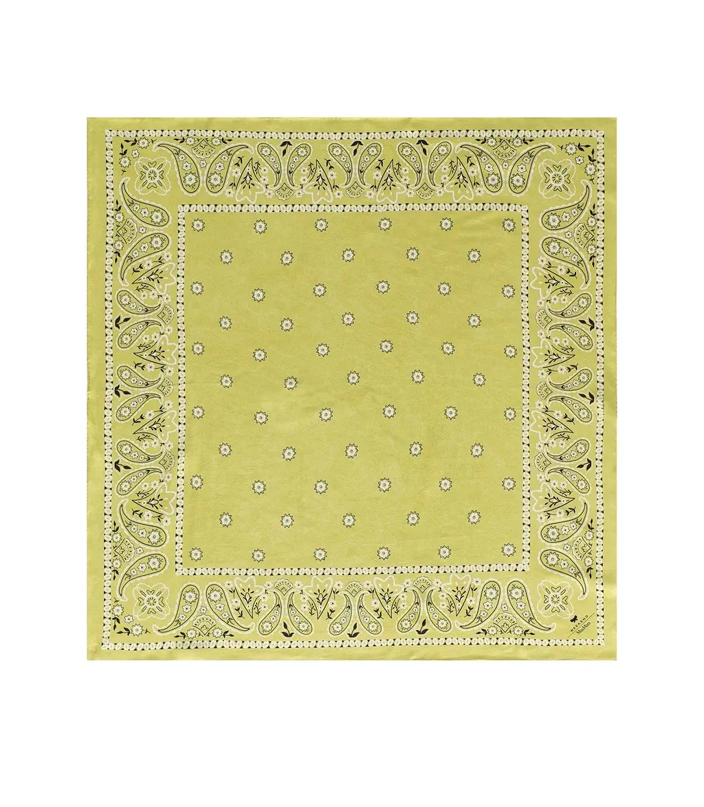 Max Mara Weekend Pentola Green Foulard Scarf