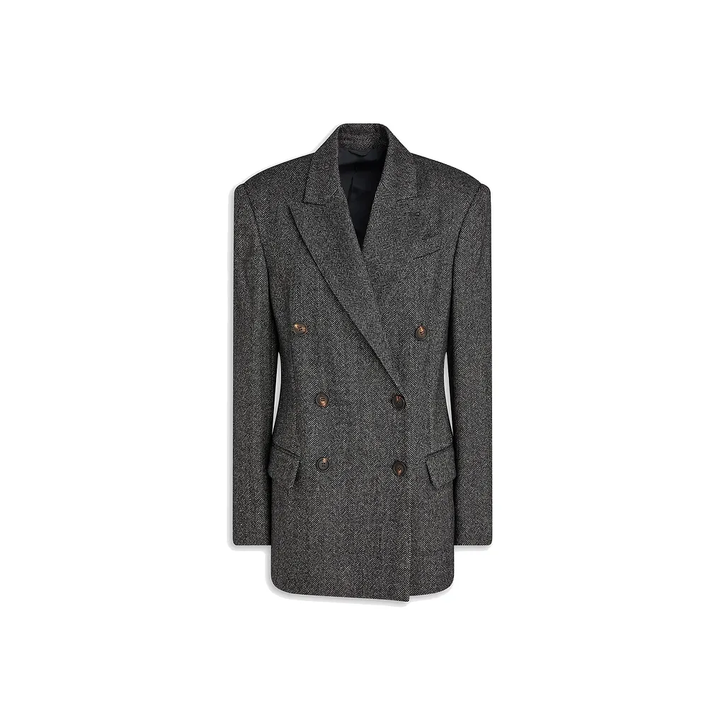 Brunello Cucinelli Herringbone Wool Blazer