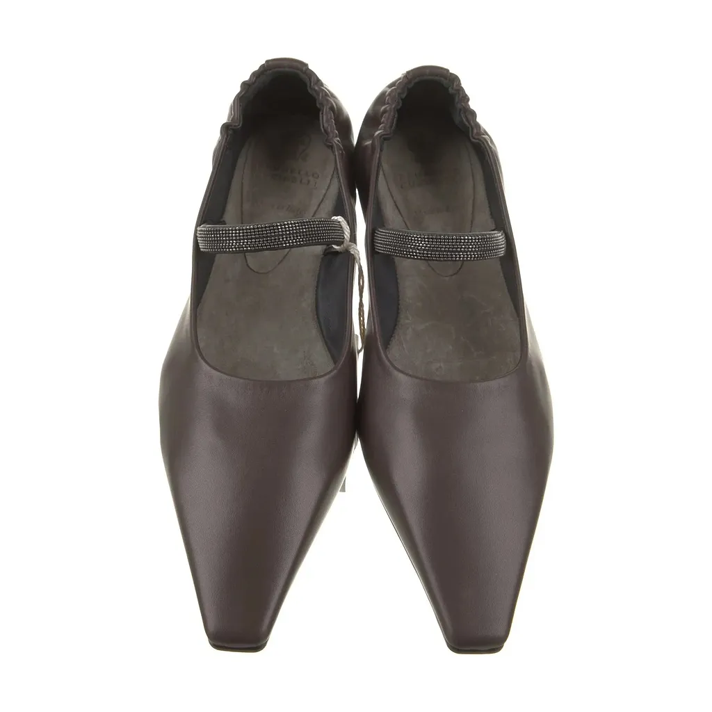 Brunello Cucinelli Mary Jane Flats