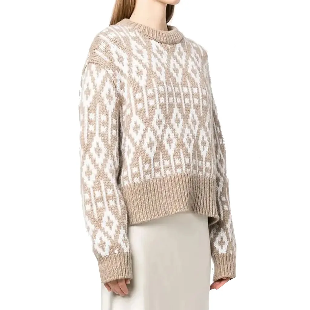 Brunello Cucinelli Jacquard C Mere Sweater