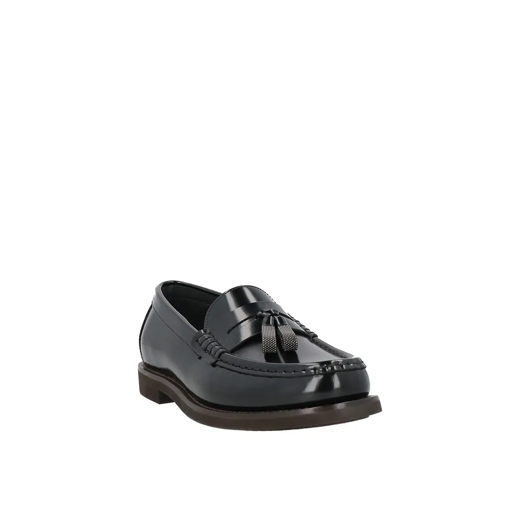 Brunello Cucinelli Leather Penny Loafer