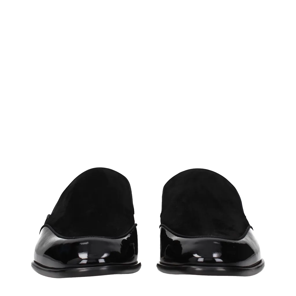 Louboutin Yaki Loafers Patent Leather Black