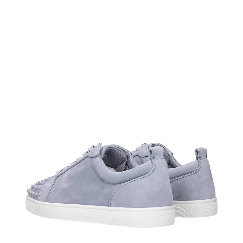 Louboutin Sneakers Louis Junior Men Suede Gray