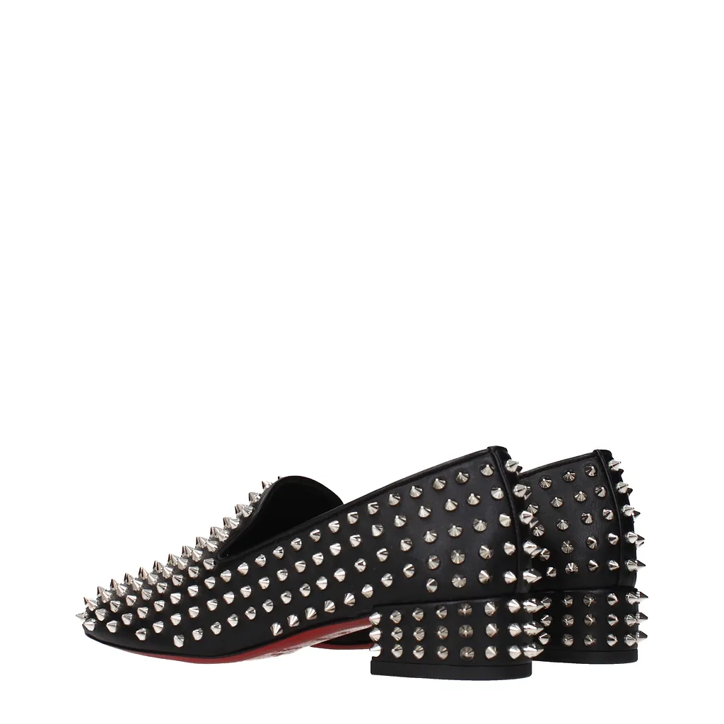 Louboutin DÉColleté Spikeasy Women Black Leather