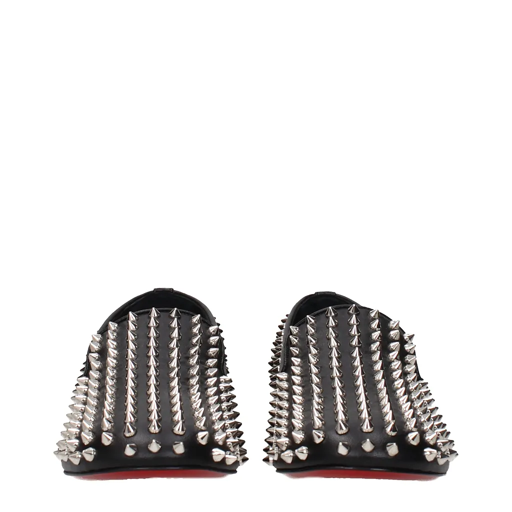 Louboutin DÉColleté Spikeasy Women Black Leather