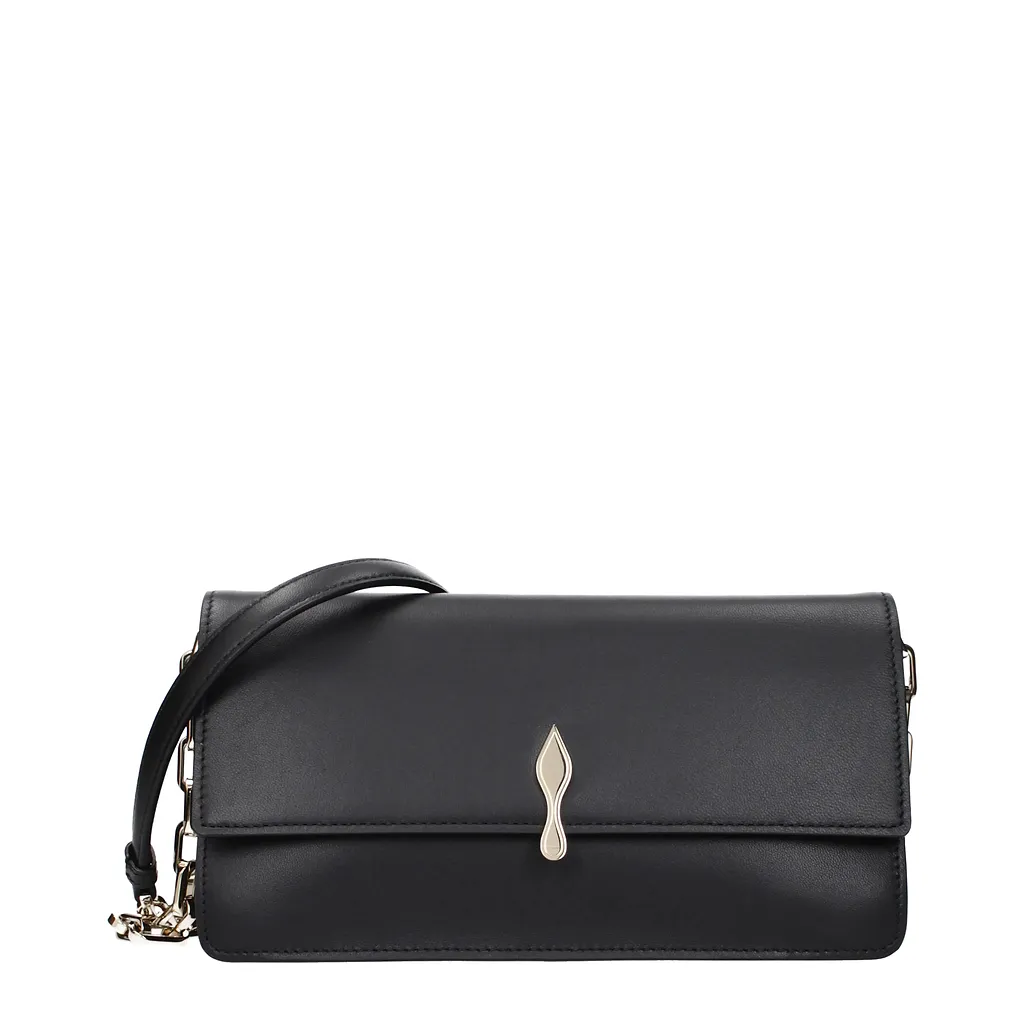 Louboutin Bettina Crossbody Bag Women Leather Black