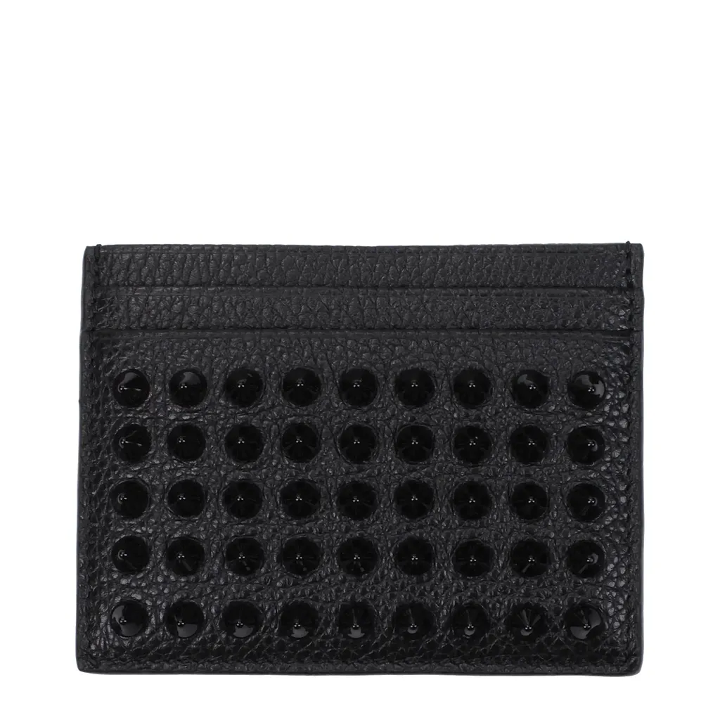 Louboutin Document Holder Black Leather