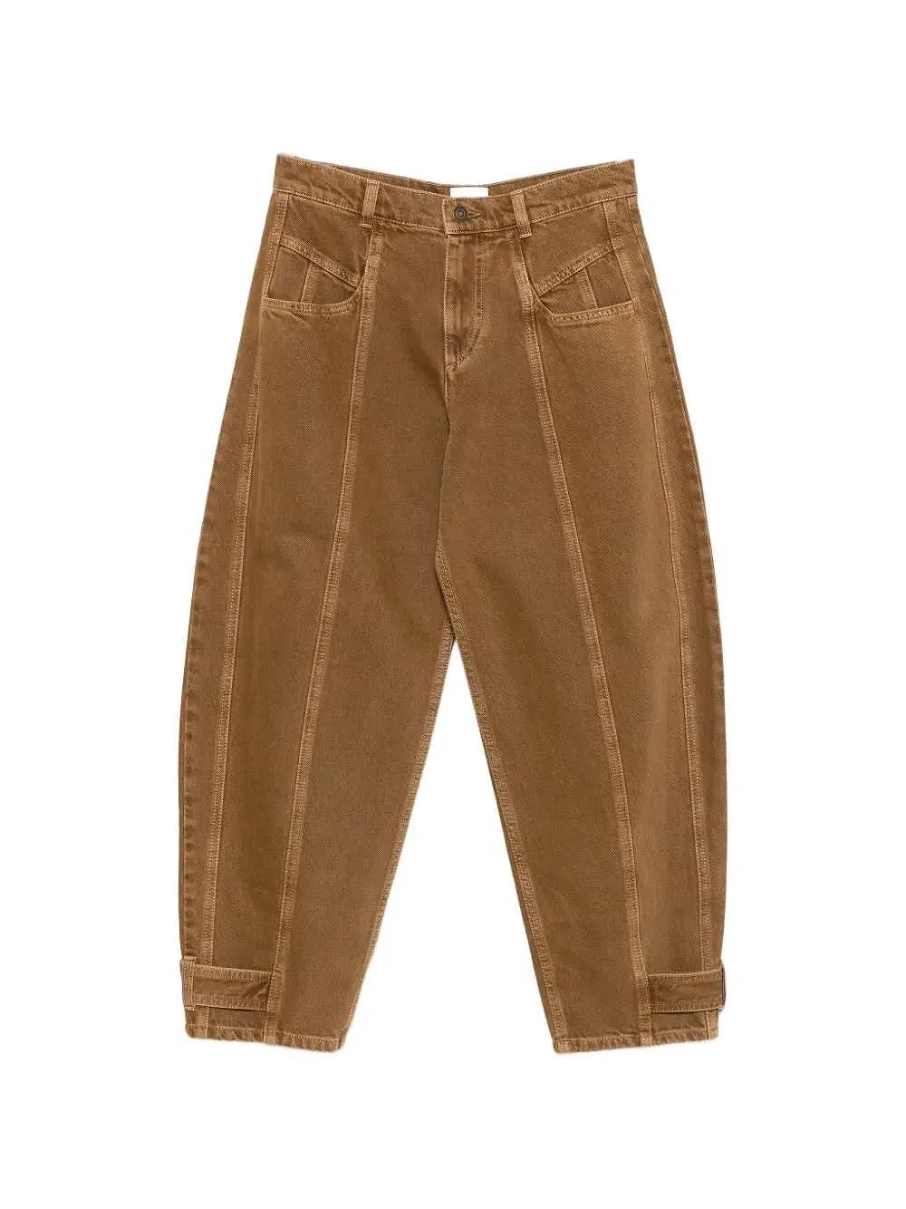 Marant Leja Tapered Jeans With Exposed Stitching