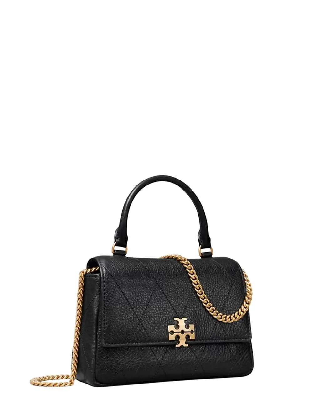 Tory Burch Quilted Mini Charlie Bag With Top Handle