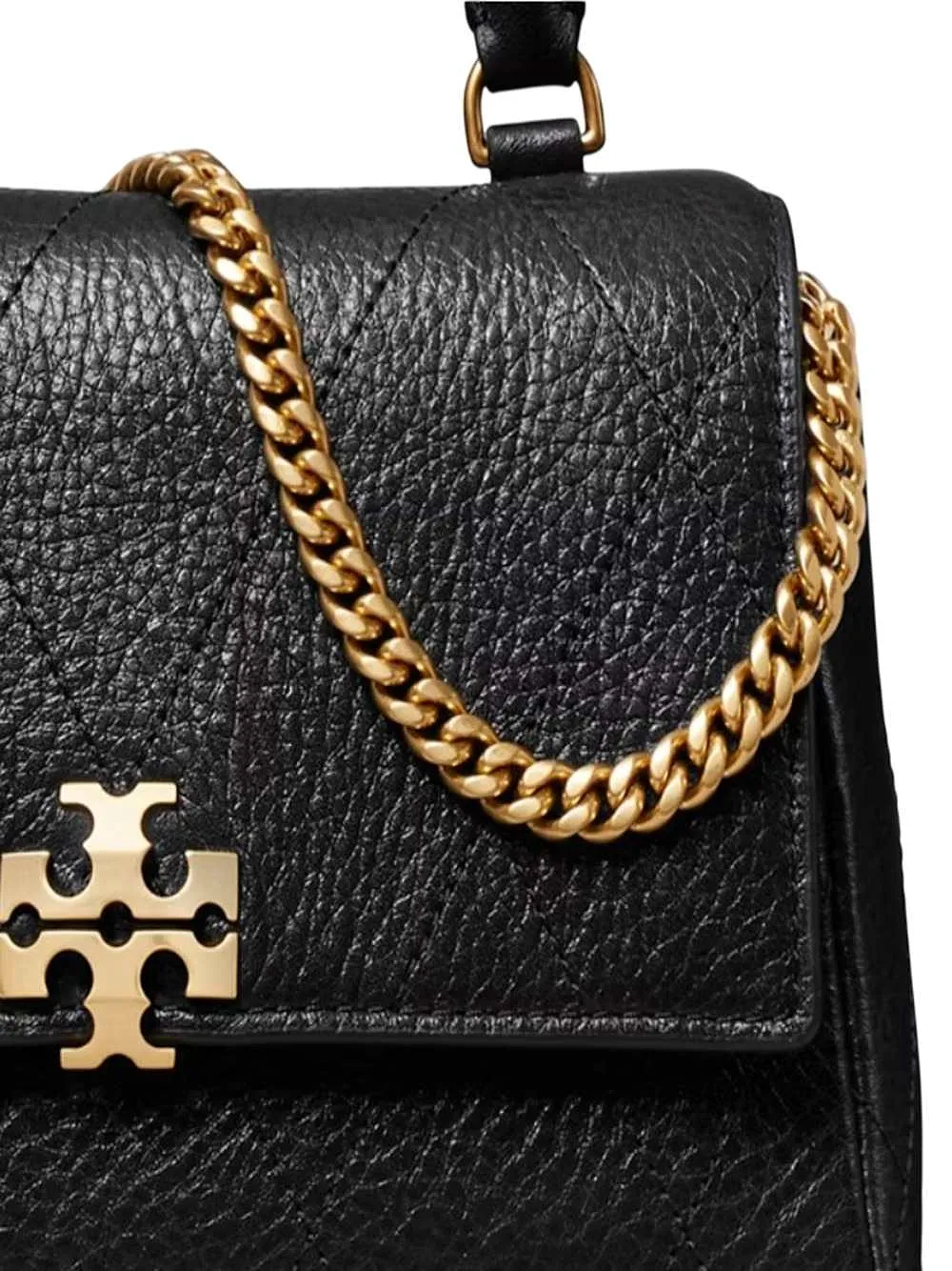 Tory Burch Quilted Mini Charlie Bag With Top Handle