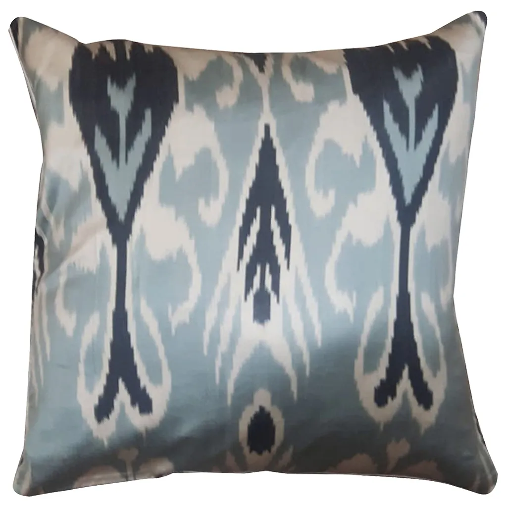 Les Ottomans Silk Ikat Cushion