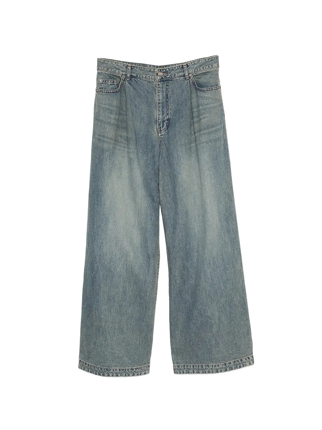 Juun.J Wide Leg Denim Pants