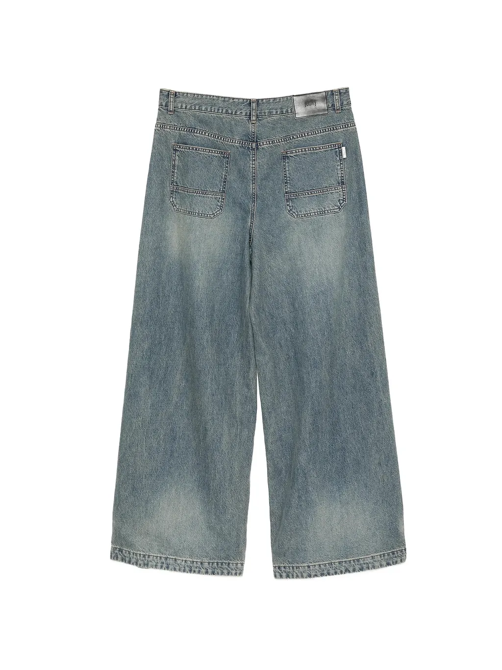 Juun.J Wide Leg Denim Pants